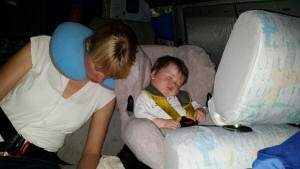 alles schläft einer fährt.